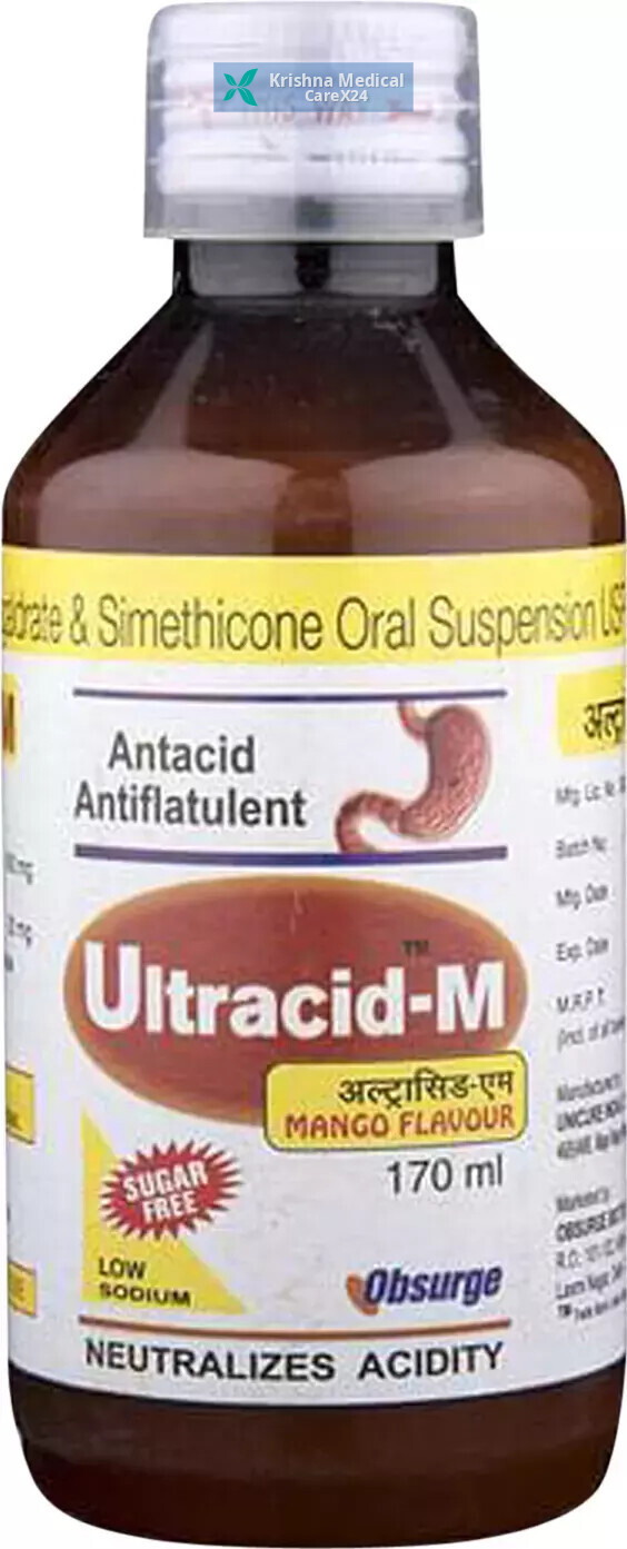 Ultracid-M Oral Suspension Mango Sugar Free