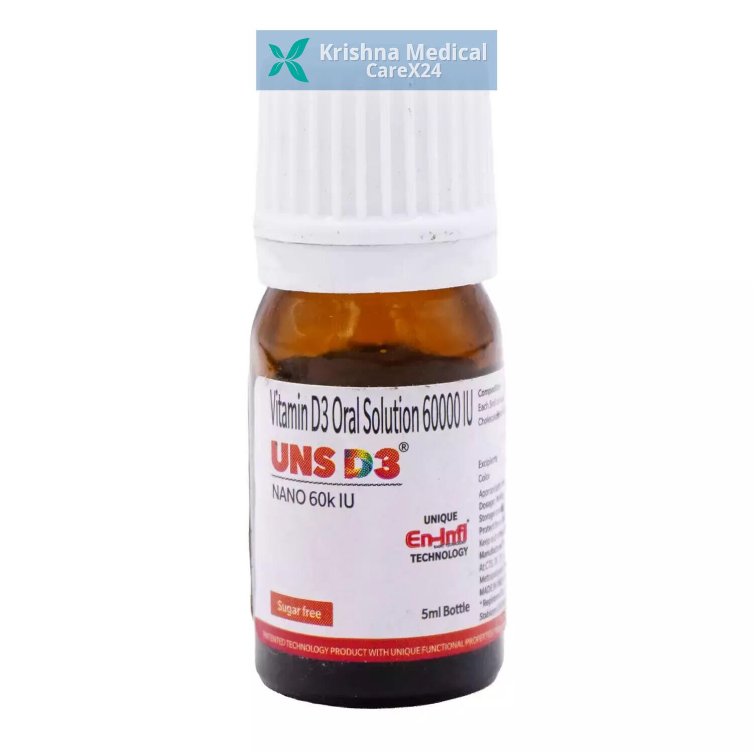 Uns D3 Sugar Free Oral Solution