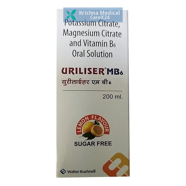 Uriliser MB 6 Sugar Free Lemon Oral Solution