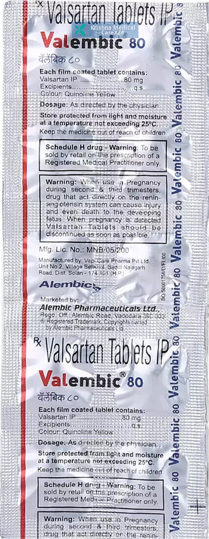 Valembic 80 Tablet