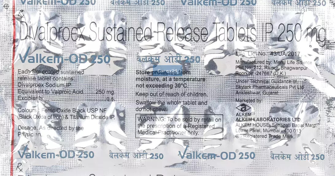 Valkem OD 250 Tablet