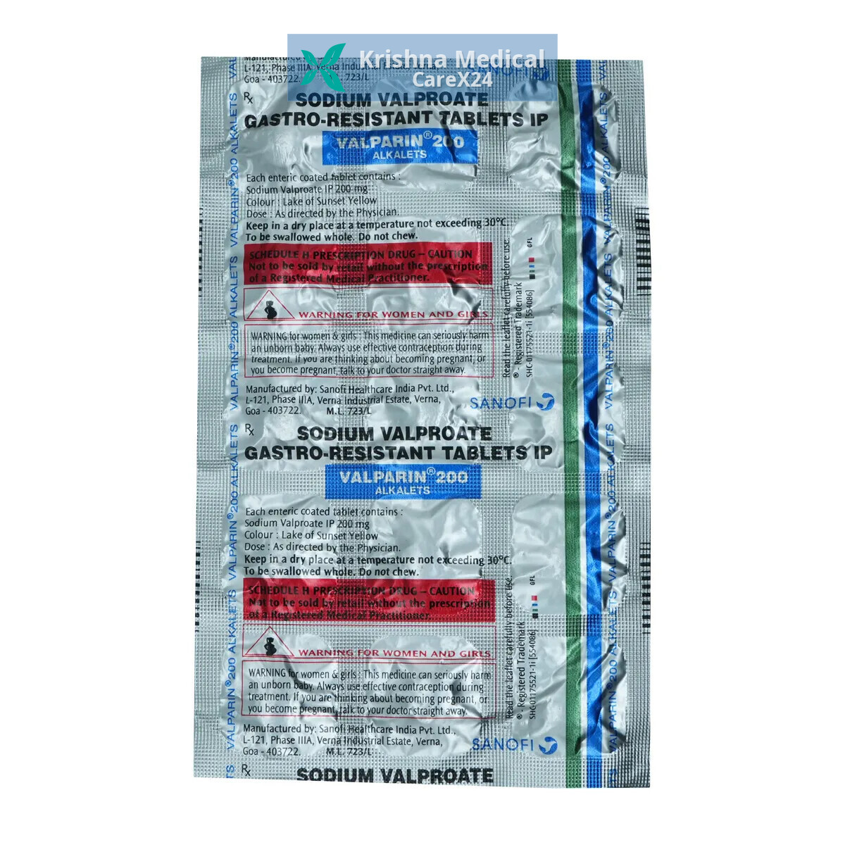 Valparin 200 Alkalets Tablet