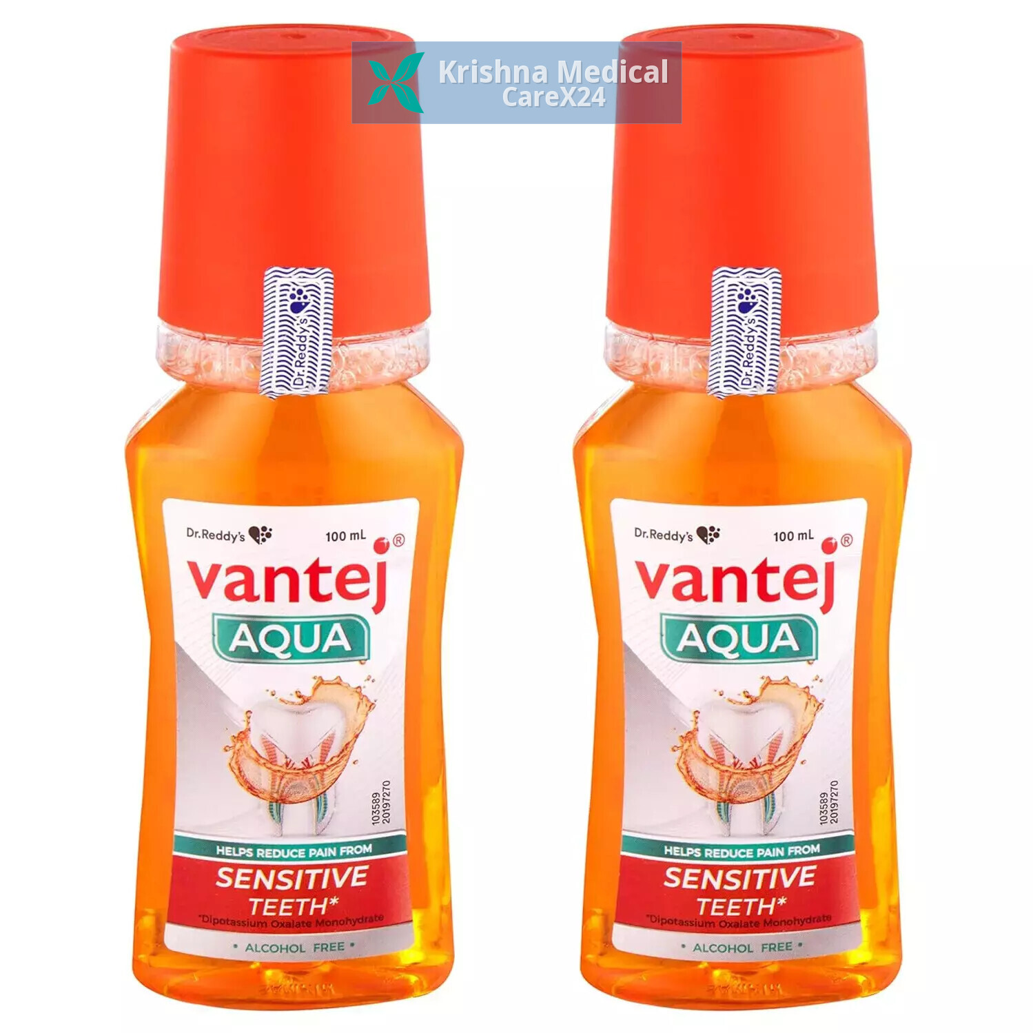 Vantej Aqua Sensitive Teeth Mouthwash