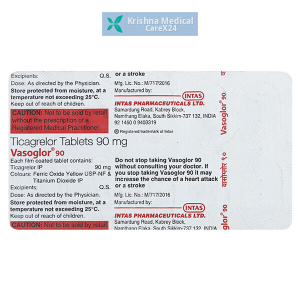 Vasoglor 90 Tablet