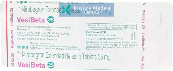 Vesibeta 25 Tablet