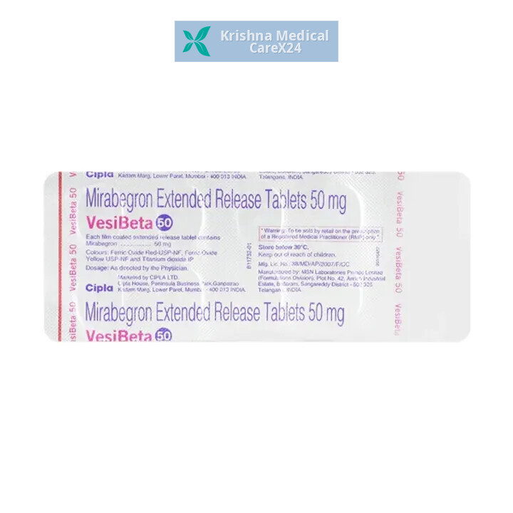 Vesibeta 50 Tablet