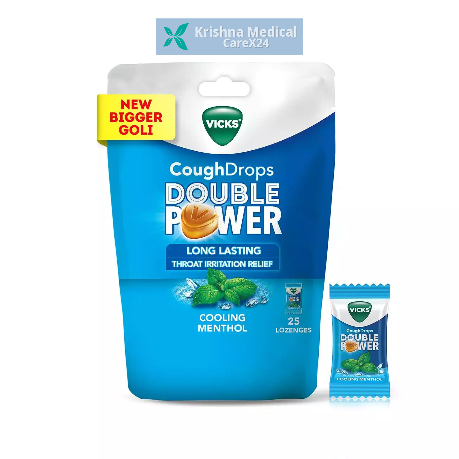 Vicks Double Power Menthol Cough Drops