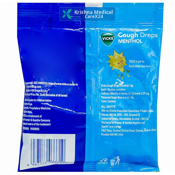 Vicks Menthol Cough Drops