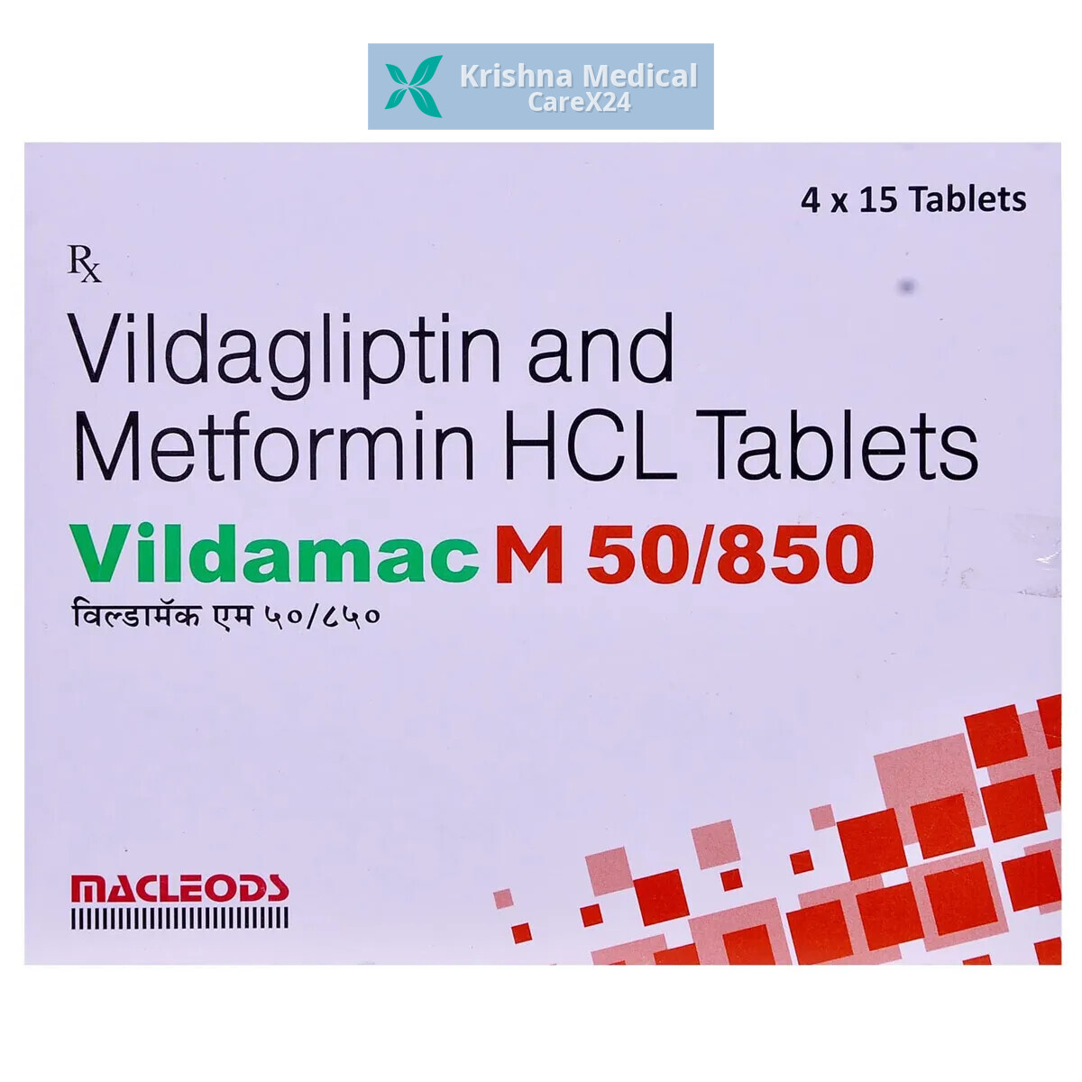 Vildamac M 50/850 Tablet