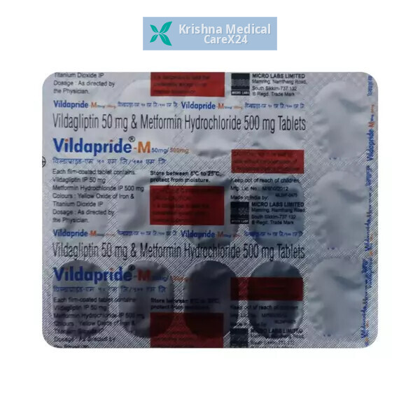Vildapride M 50/500 Tablet