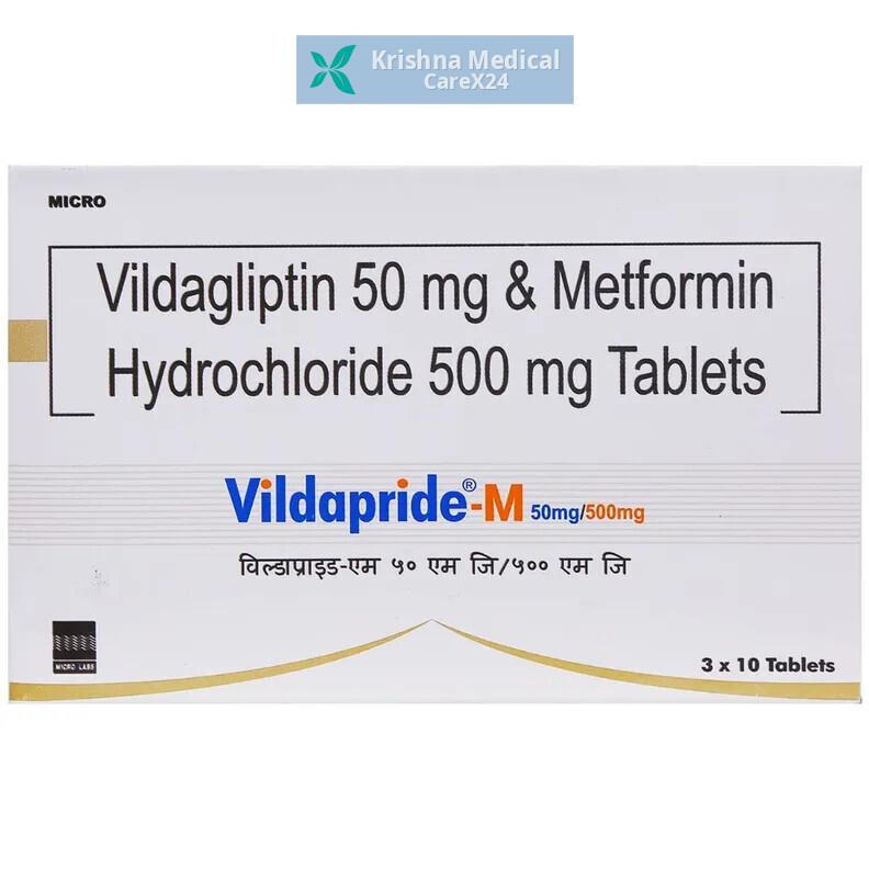 Vildapride M 50/500 Tablet