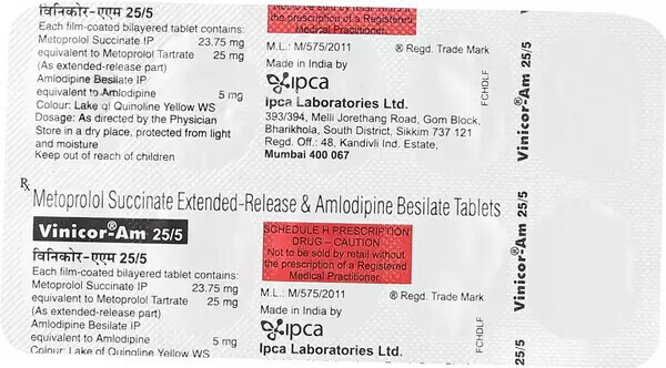 Vinicor Am 25/5 Tablet