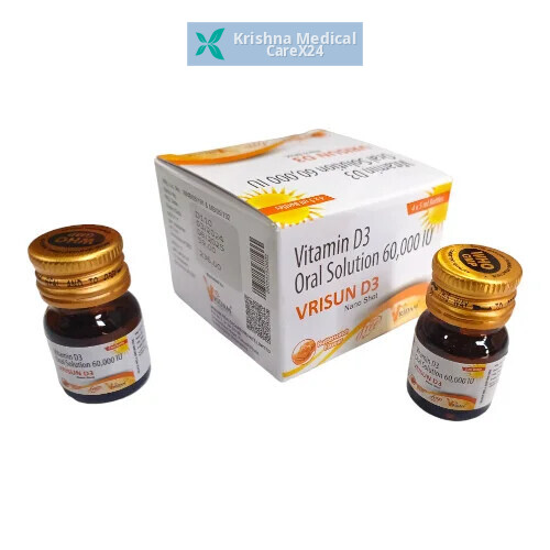 Vrisun D3 Nano Shot Sugar Free Butterscotch Oral Solution