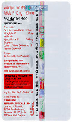 Vylda M 500 Tablet