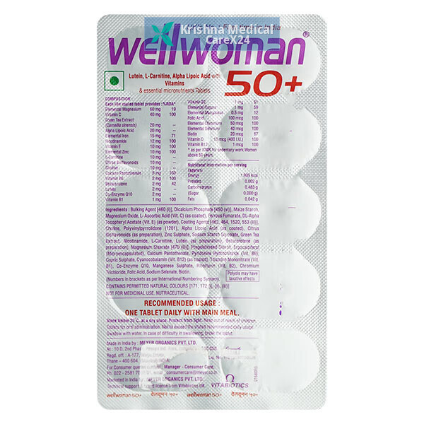 Wellwoman 50 + Tablet