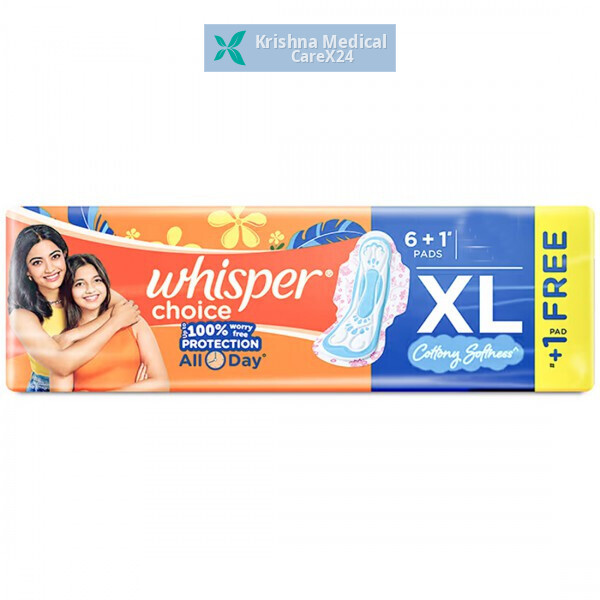 Whisper Choice Cottony Softness Sanitary Pads XL