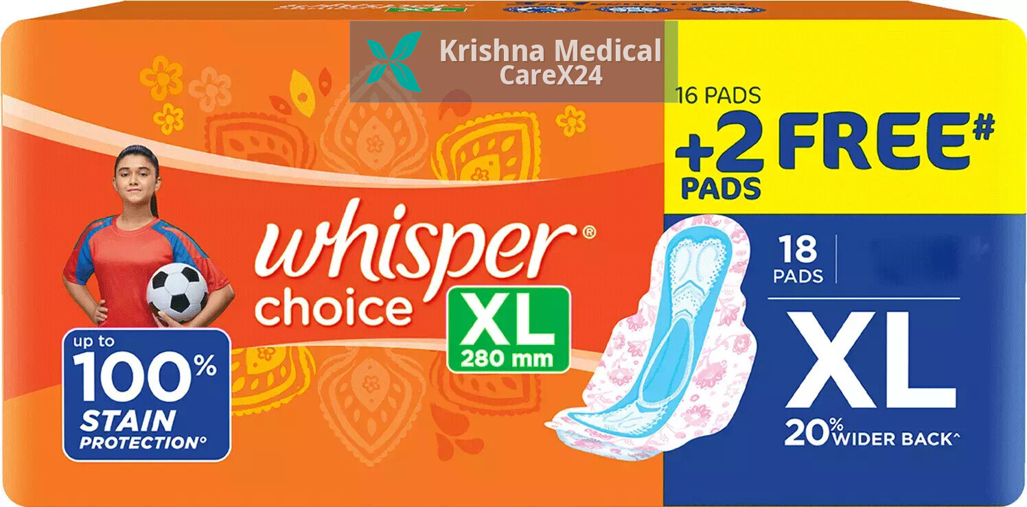 Whisper Choice Sanitary Pads XL