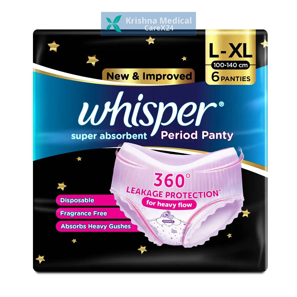 Whisper Super Absorbent Period Panty L-XL