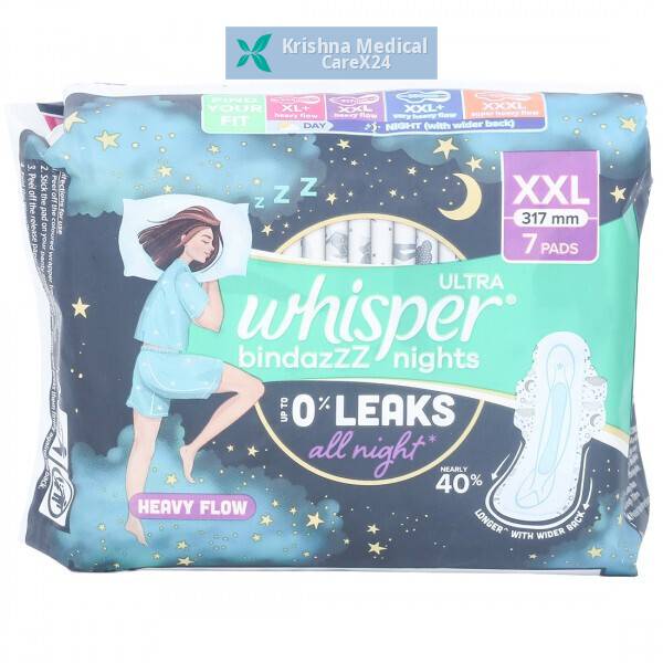 Whisper Ultra Bindazzz Nights Pads XXL