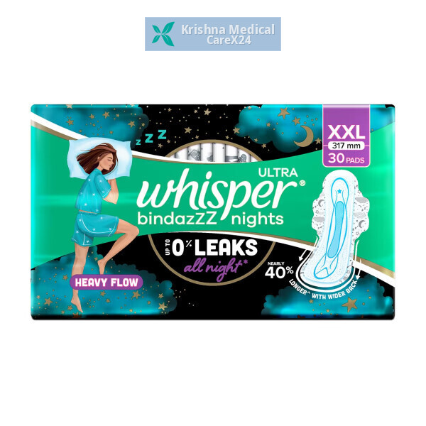Whisper Ultra Bindazzz Nights Pads XXL