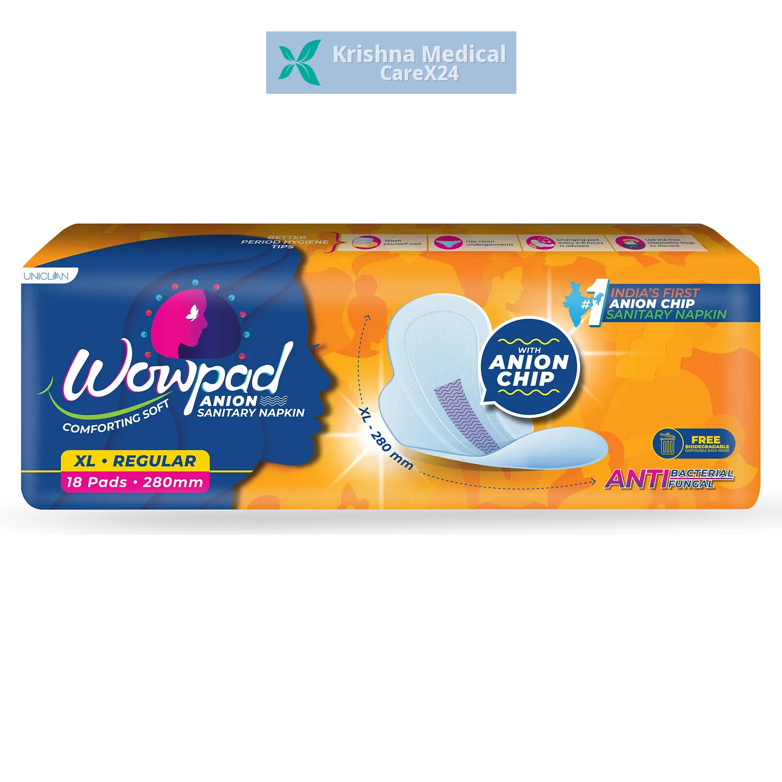 Wowpad Anion Pads Regular XL