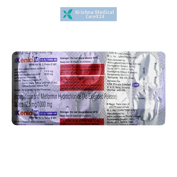 Xenia M 12.5/1000 ER Tablet
