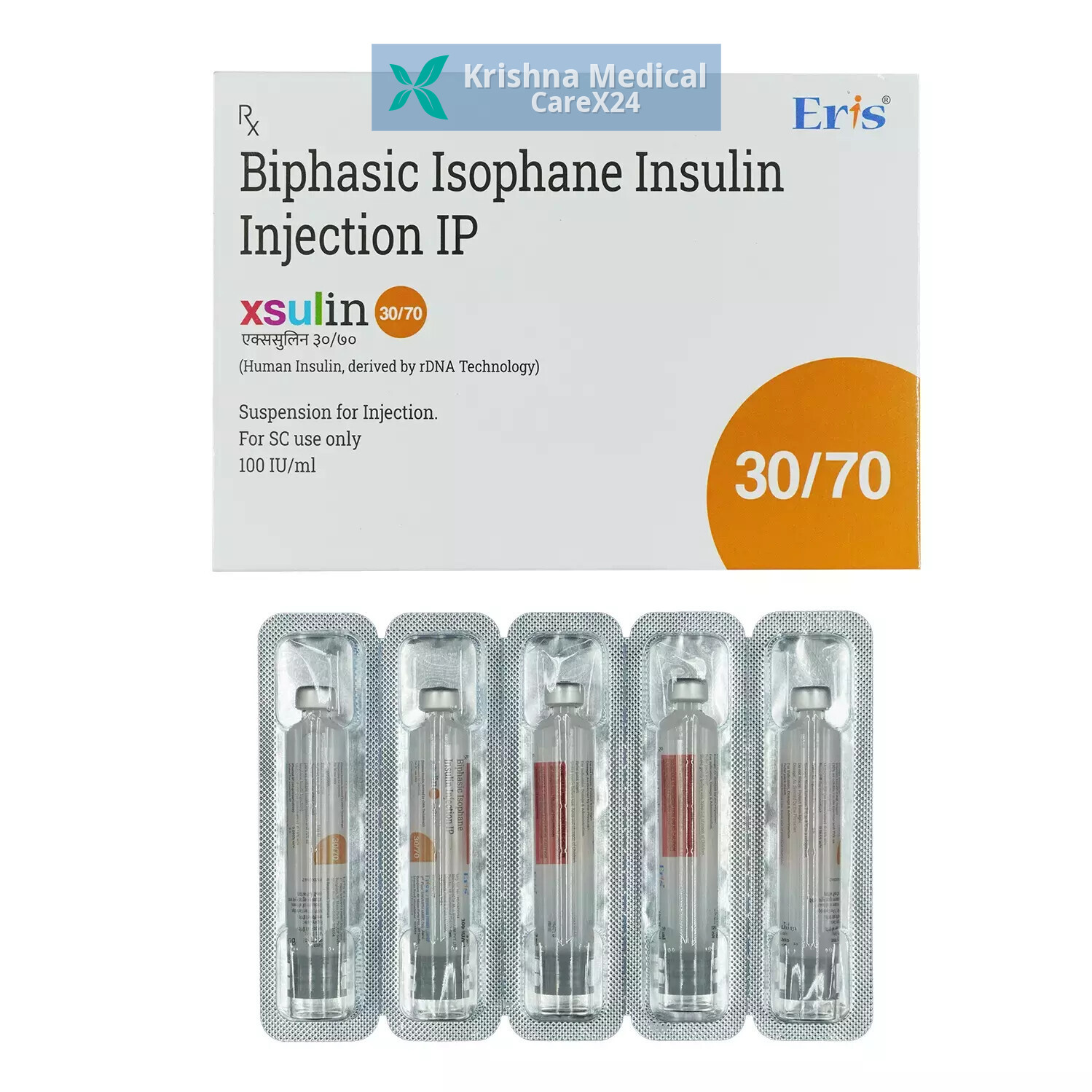 Xsulin 30/70 100IU Injection