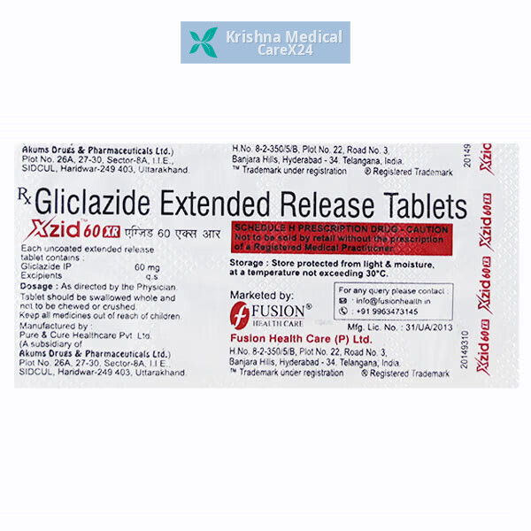 Xzid 60 XR Tablet