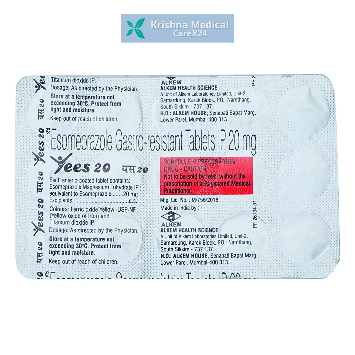 Yees 20 Tablet