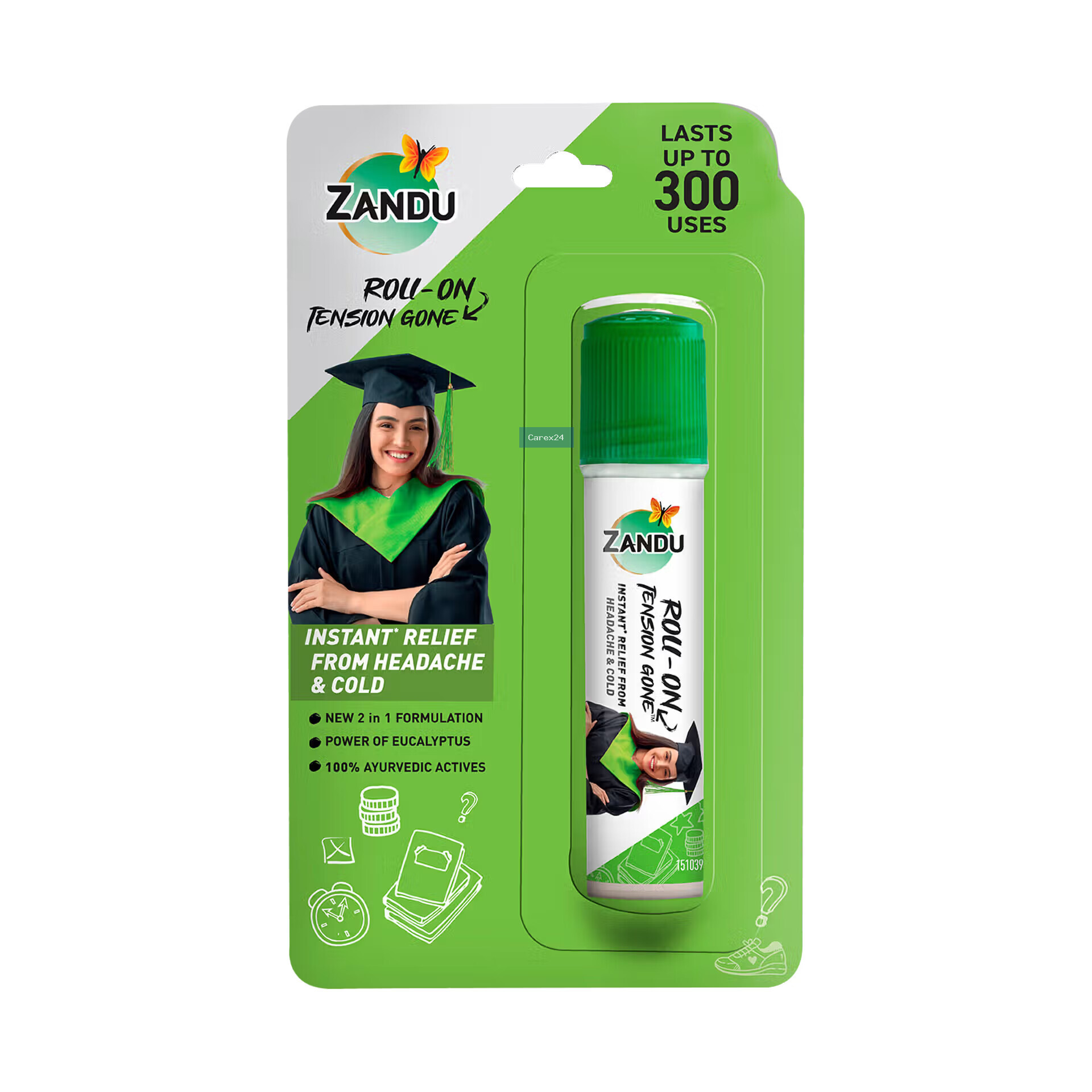 Zandu Headache And Cold Roll On