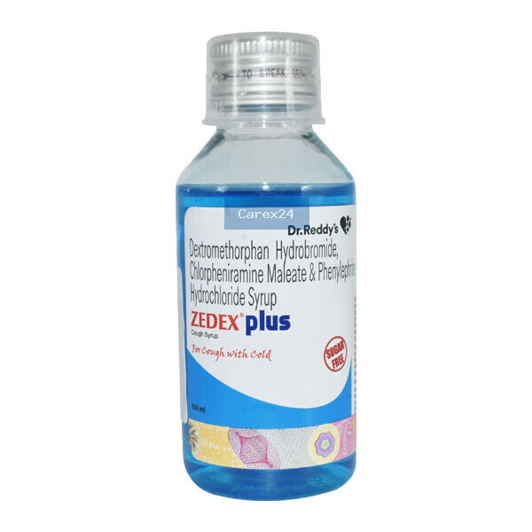 Zedex Plus Sugar Free Syrup