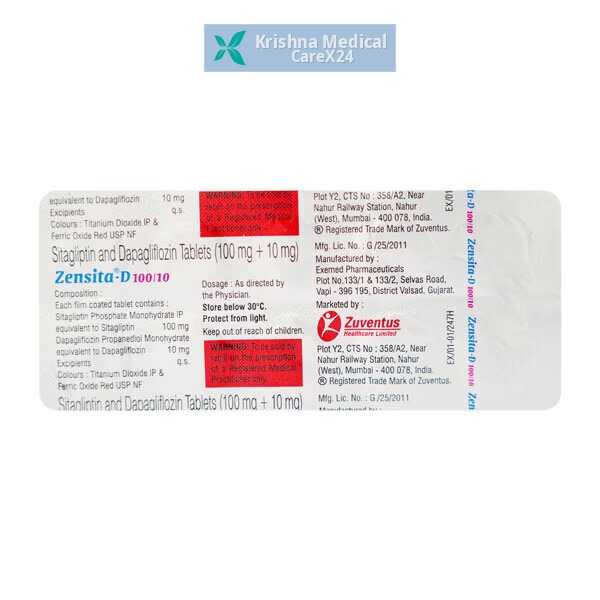 Zensita D 100/10 Tablet