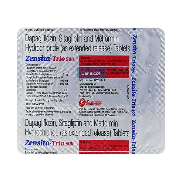Zensita Trio 500 Tablet