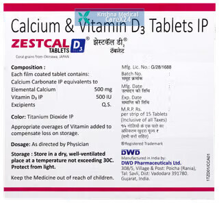 Zestcal D3 Tablet