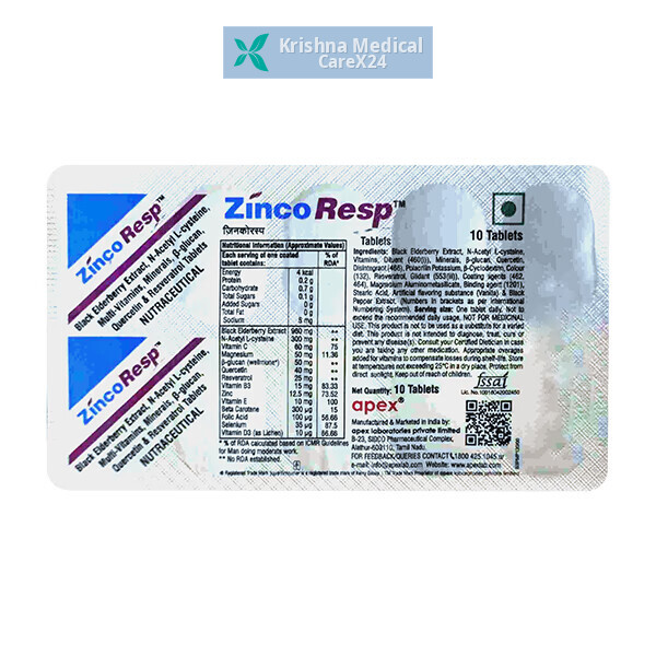 ZincoResp Tablet