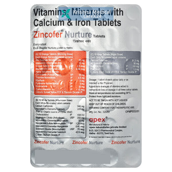 Zincofer Nurture Tablet