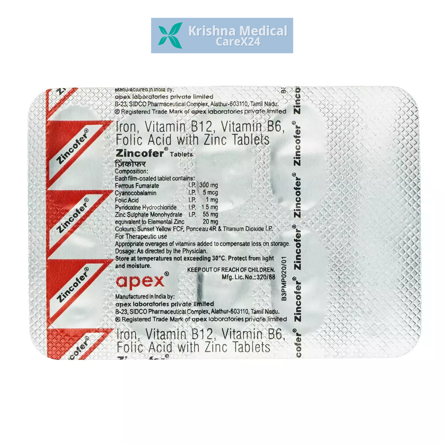 Zincofer Tablet
