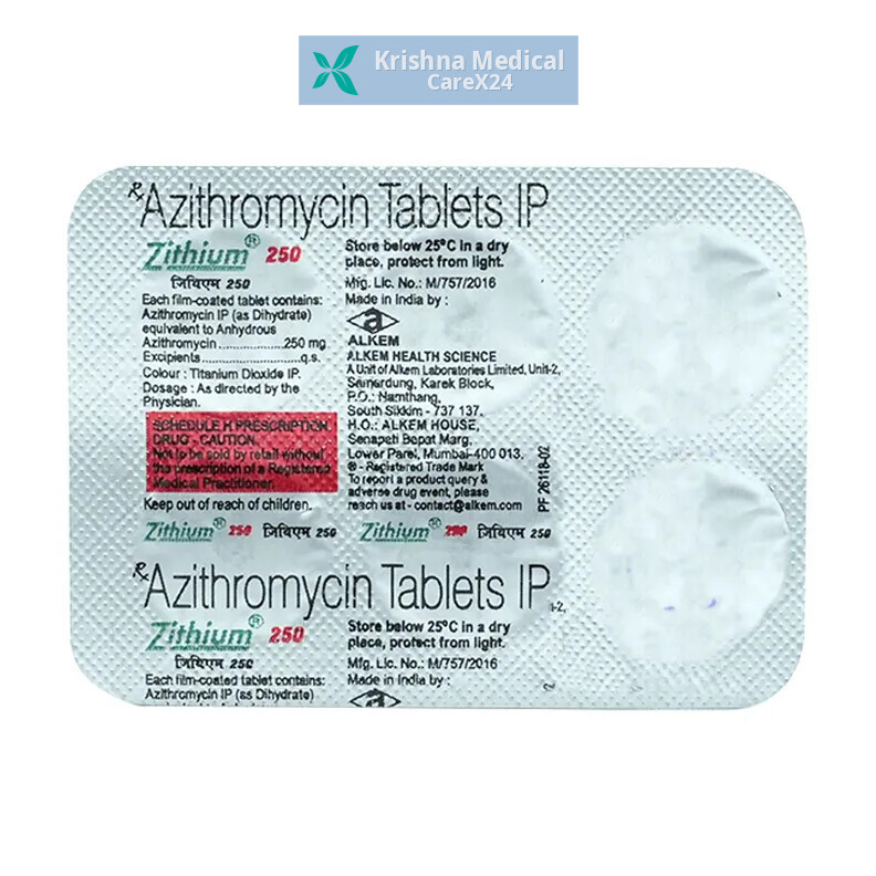 Zithium 250 Tablet