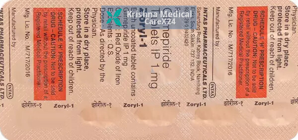Zoryl 1 Tablet