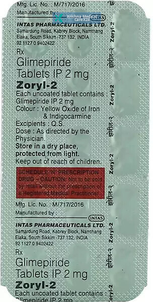 Zoryl 2 Tablet