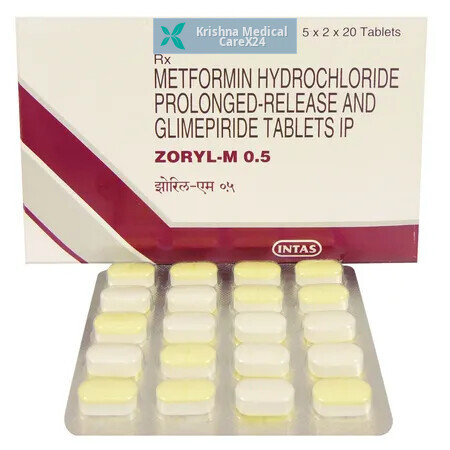 Zoryl M 0.5mg Tablet