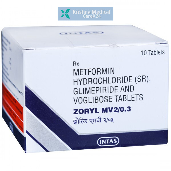 Zoryl MV 2/0.3 Tablet