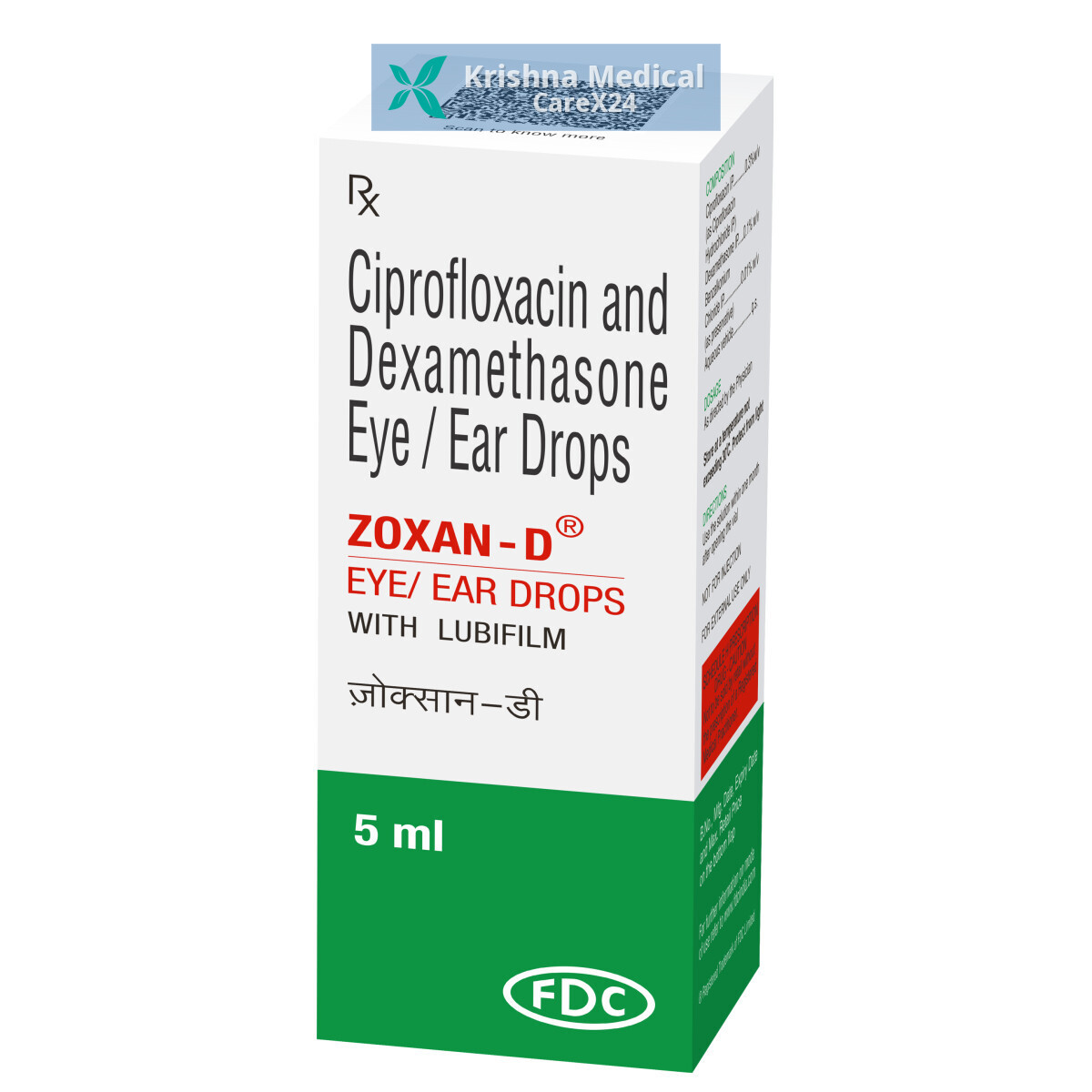 Zoxan D Eye/Ear Drops