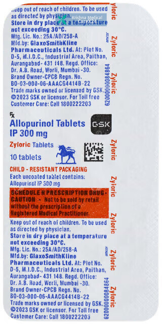 Zyloric 300 Tablet