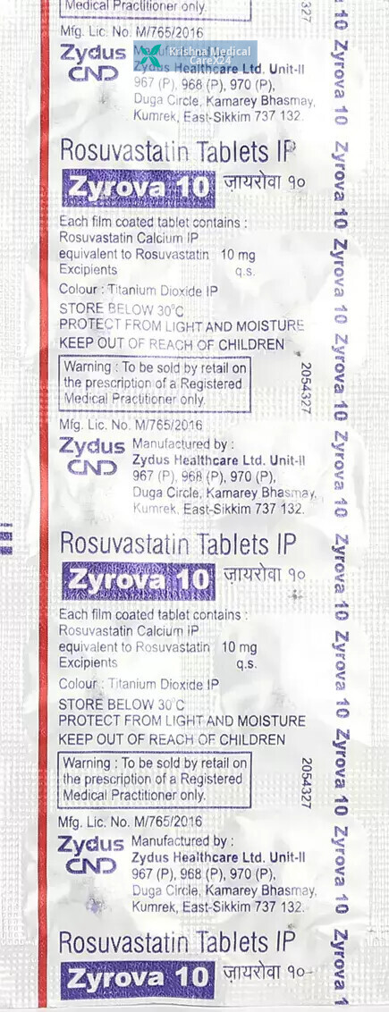 Zyrova 10 Tablet