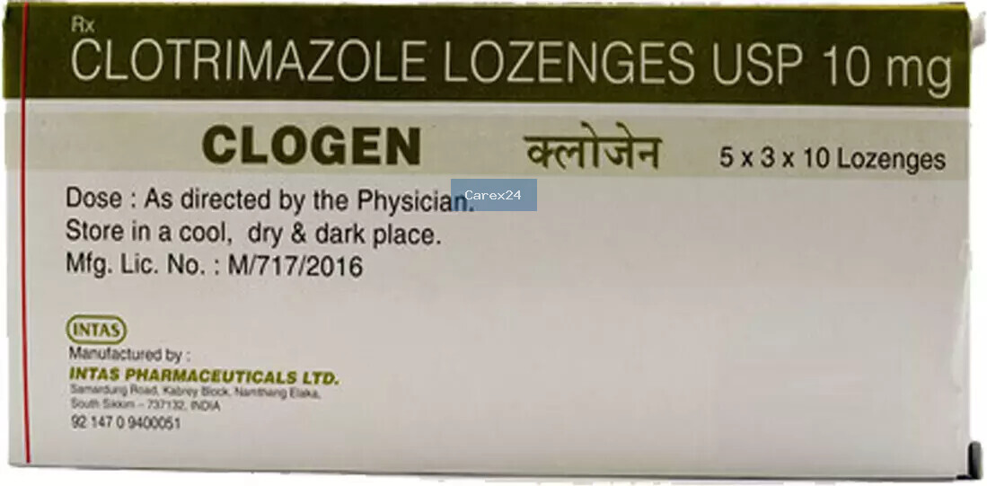 Clogen 10mg Lozenges
