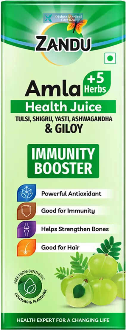 Zandu Amla +5 Herbs Health Juice