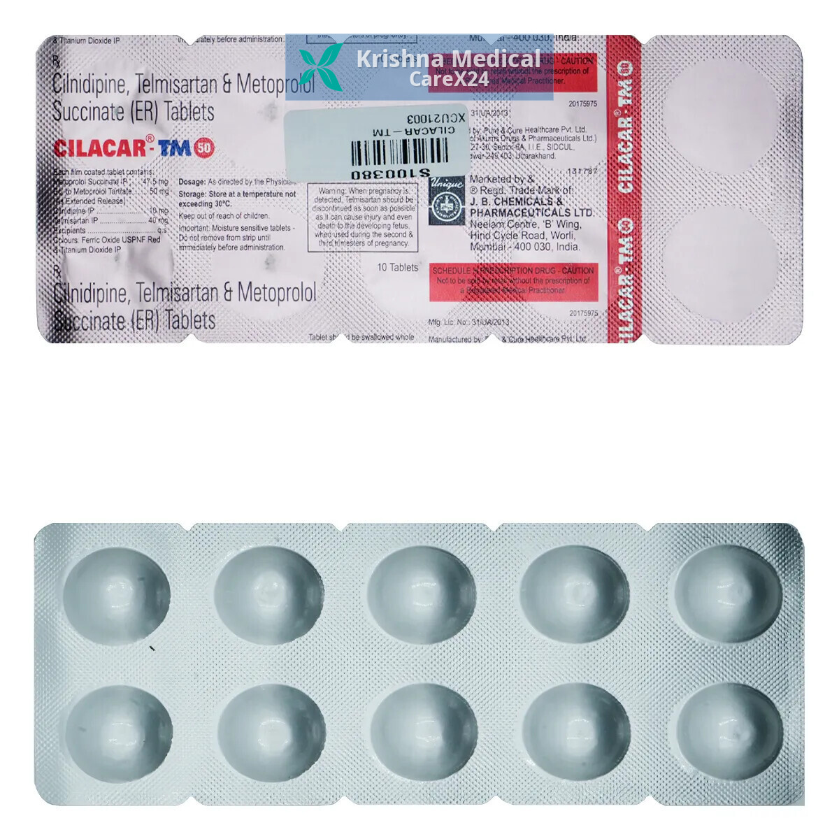 Cilacar TM 50 Tablet
