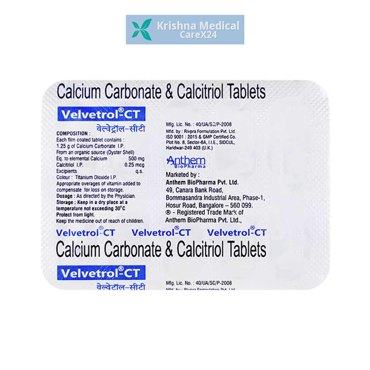 Velvetrol CT Tablet