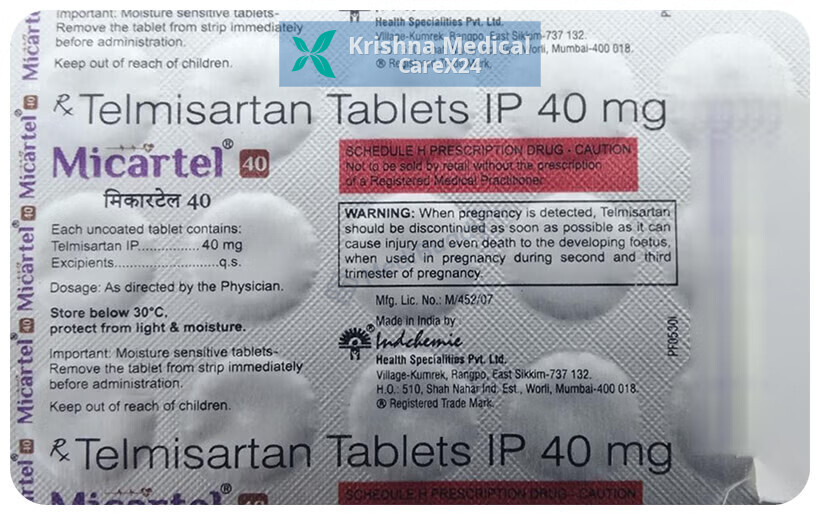 Micartel 40mg Tablet